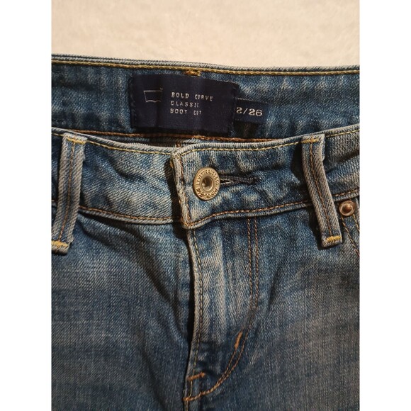 Levi's Women's Denim Jeans 28x30 Bold Curve Skinny Low Rise 2/26 Blue - Picture 3 of 16